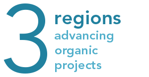 3 regions advancing organic projects