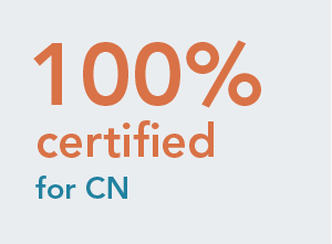 100% certified for CN