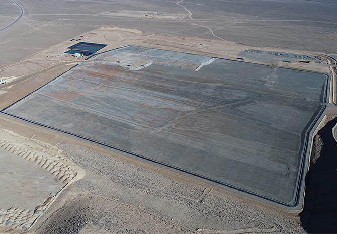 Round Mountain completes Phase W Heap Leach Pad!