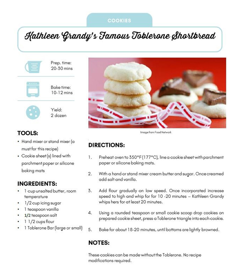 COVID-19 Champion Alyssa Chin creates Kinross Family Baking Cookbook