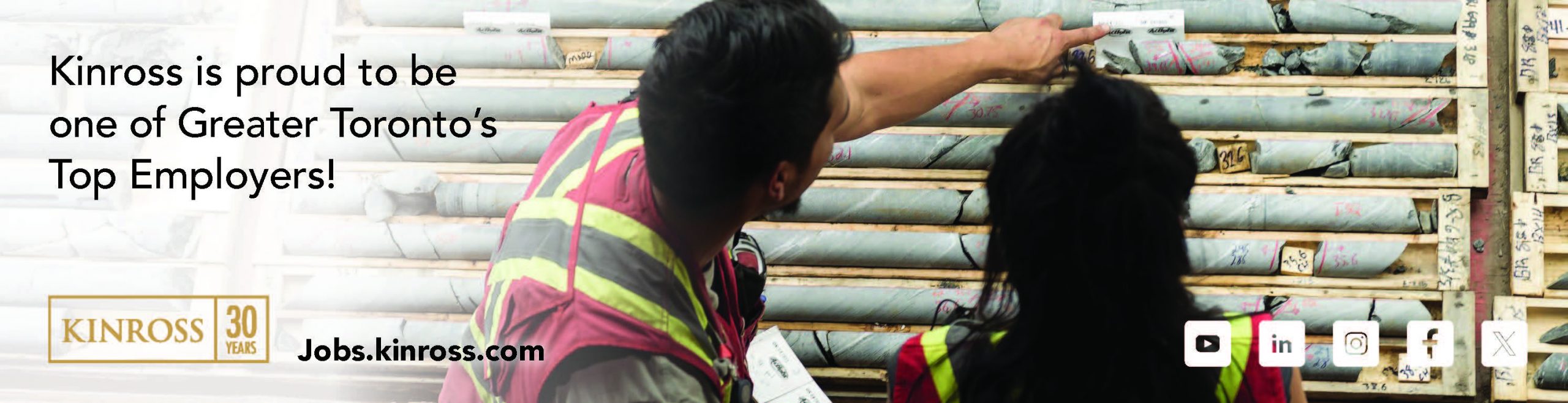 Kinross named Greater Toronto’s Top Employer for sixth consecutive year!