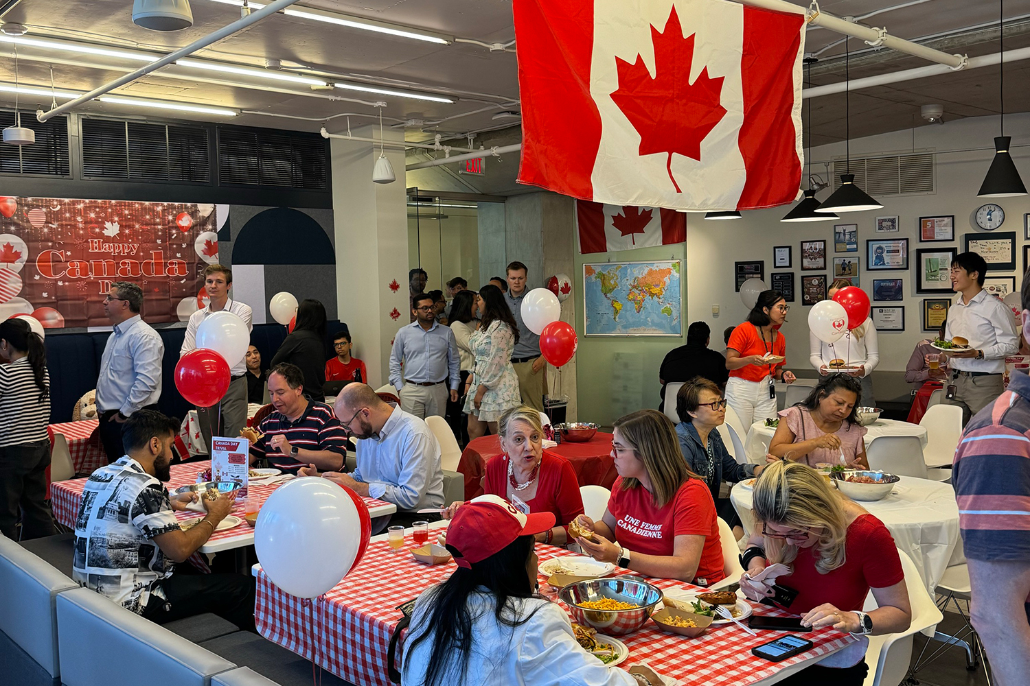 Kinross’ Toronto office celebrates Canada Day!