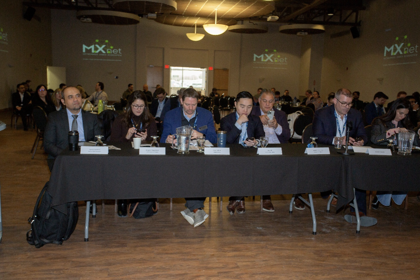 The judges listen to student's proposals during the final stage of the Challenge